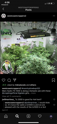 How in the world are people flowering successfully in 3x3’s with a 150W (total draw from the wall)?