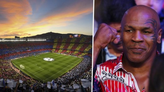 Tyson's Cannabis Company Wants Camp Nou Naming Rights