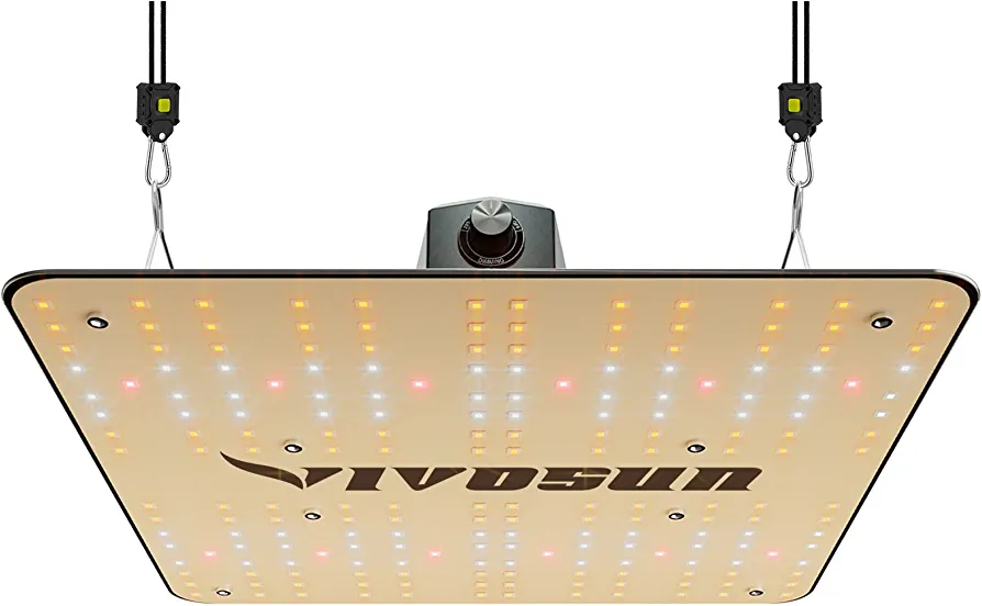 VIVOSUN VS1000 LED Grow Light with Samsung LM301 Diodes & Sosen Driver Dimmable Lights Sunlike Full Spectrum for Indoor Plants Seedling Veg and Bloom Plant Grow Lamps for 2x2/3x3 Grow Tent