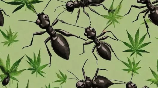 How can i control normal ants and white ants outdoors?