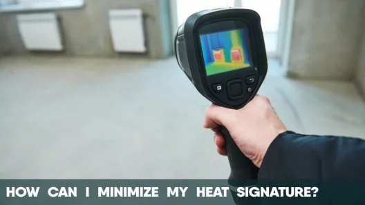 How can I minimize my heat signature?