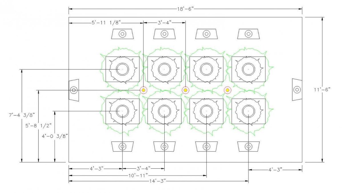 8 Plant 13 light layout
