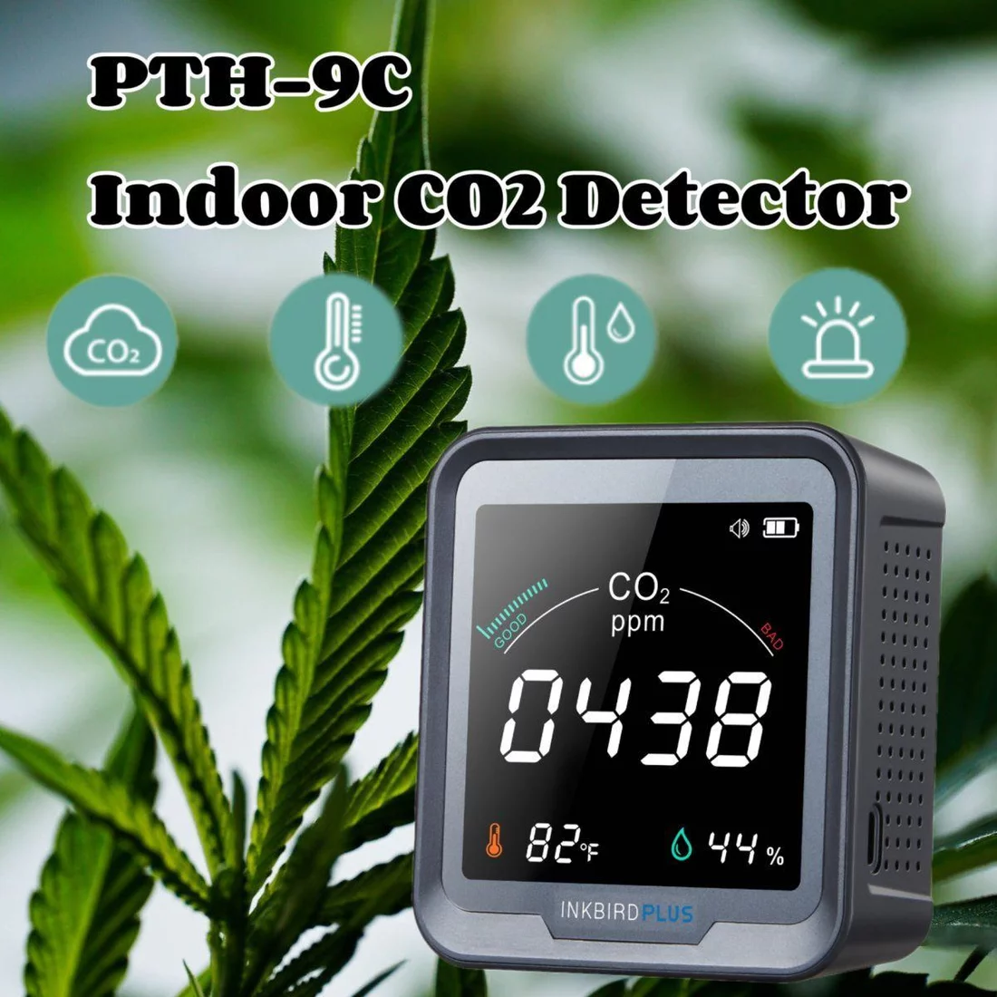 Free test      inkbirdplus pth 9c indoor co2 detector