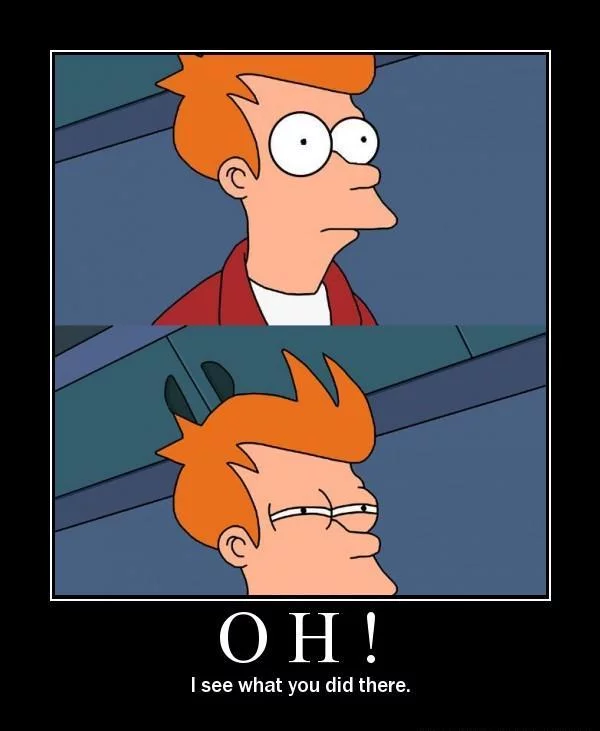 Fry see what you did there1