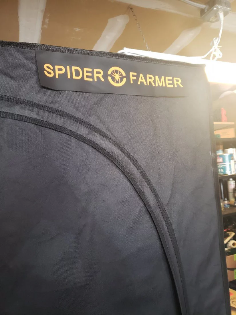 Dreamnfox with new spider farmer tent
