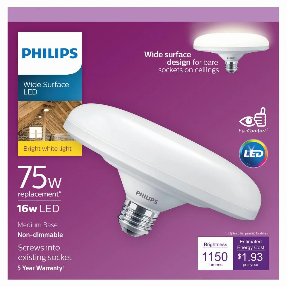 Philips led light bulbs 561654 c3 1000