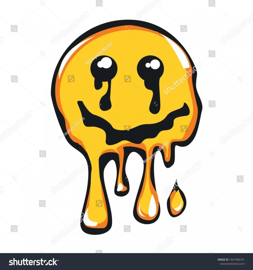 Stock vector this is an illustration of acid emoji 1561898191